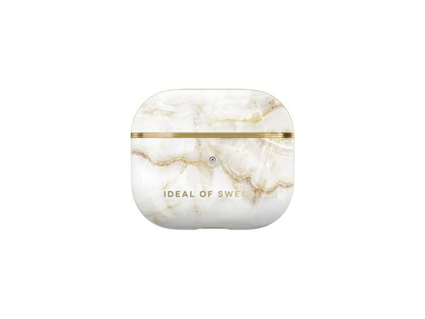Coque IDEAL OF SWEDEN för AirPods 3 - Modell Golden Pearl Marble