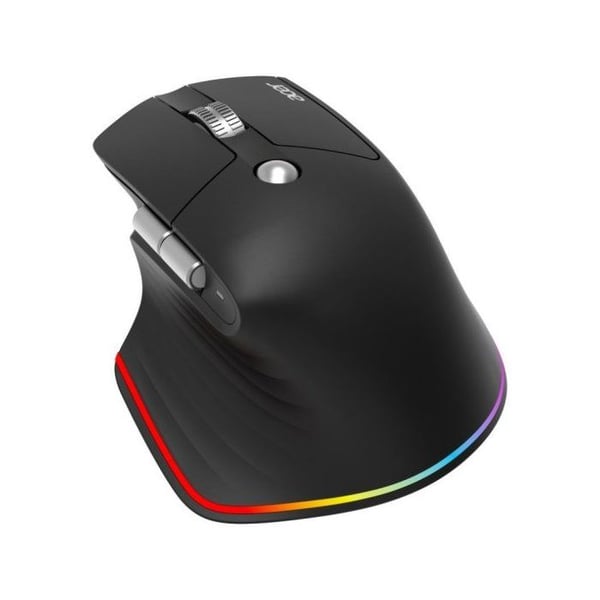 Musmatt Acer Easy Fit Trådlös RF Bluetooth 4000 DPI Svart USB-C uppladdningsbar
