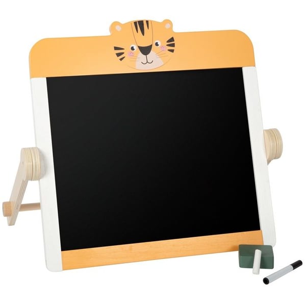 Barntavla - SMALL FOOT COMPANY - Safari - Dubbelsidig - FSC-certifierat trä - 40x5x45 cm
