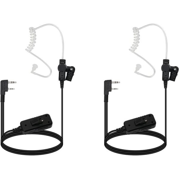 Retevis AI Aktiv Öronpropp Talkie-Walkie Bullerdämpande, Brusreduceringschip, Radio Öronpropp Kompatibel RT27 RT24 (2 Stycken)