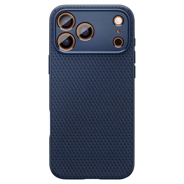 Fodral för iPhone 17 Pro Max - SPIGEN - Liquid Air - Mjuk - Rutschfri - Mörkblå