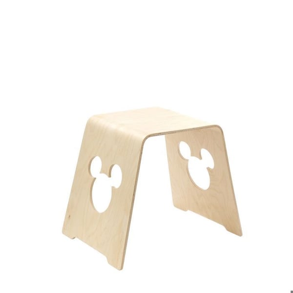 Mickey Mouse pall i naturlig björk | CDON