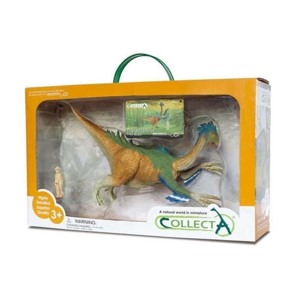 Figurspil - Therizinosaurus - 1:40 - 35 cm - Brun/Grøn