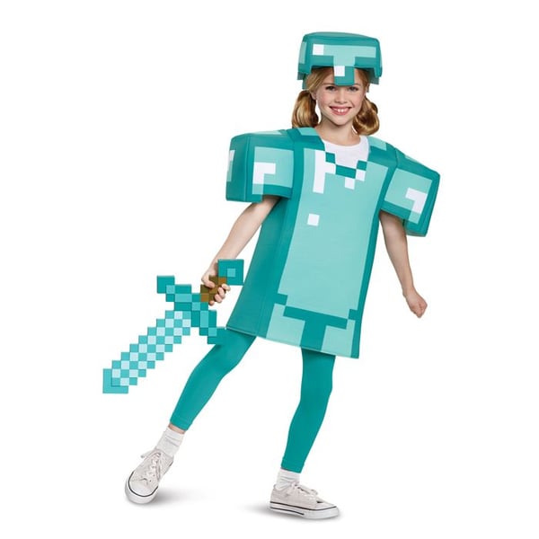Minecraft Diamond Sword - Half Moon Bay Bbq - Hvid/Blå/Brun - Voksen