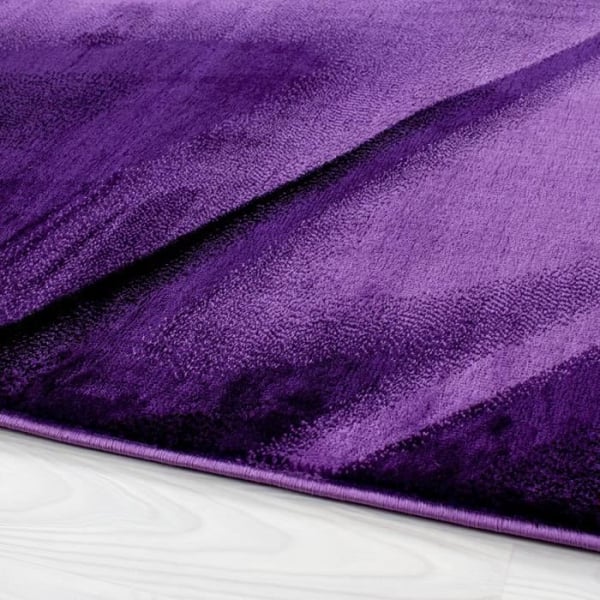 Matta - MIAMI - 6590 - Lila - 80x150 cm - Modern - 12 mm tjock