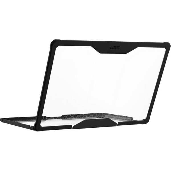 Étui - URBAN ARMOR GEAR - Plyo - MacBook Air 15 M2 - 2023 - Stötbeständig - Transparent Is/ Svart