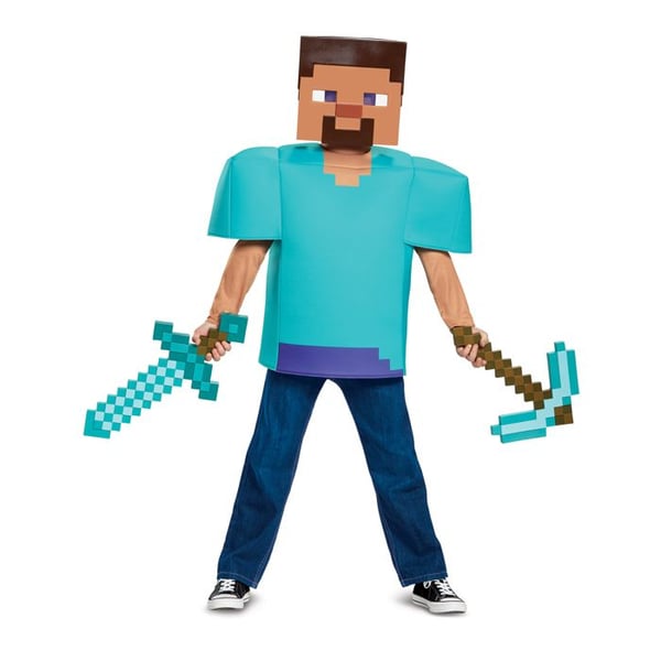 Minecraft Diamond Sword - Half Moon Bay Bbq - Hvid/Blå/Brun - Voksen