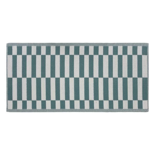 Geometrisk utomhusmatta 90 x 180 cm Atmosphera - Damier Duck
