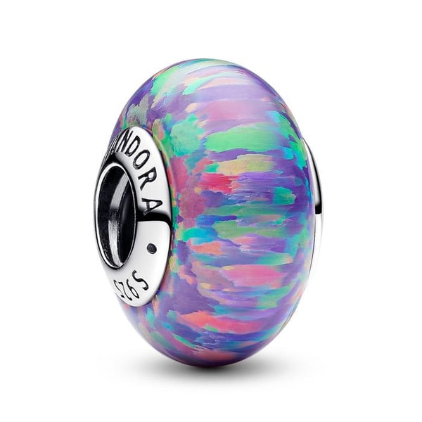 Pendentif Dam - PANDORA - 791691C05 - Silver 925/1000 - Opalsten - Färg Silver