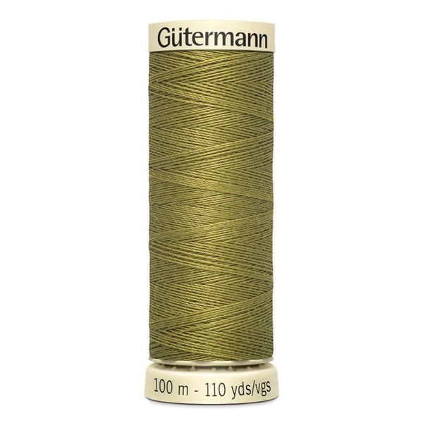 5-pack 100m Tråd 100% polyester Gutermann Ref 788988 - Att 397 - svavelgrön