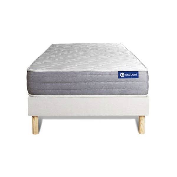 Sängset Madrass Sängbotten 90x200 cm - Vit Sängbotten (i kit) - Actiflex Dream