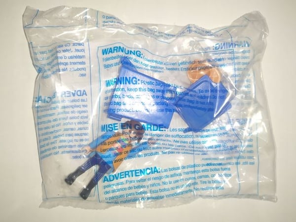 Figur - PLAYMOBIL - 707191 - Kommunarbetare - Sopbil - 4 delar