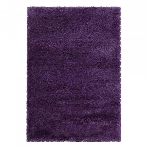 Matta - Högtäckande - FLUFFY 3500 - Lila - 240x340 cm - Mjuk shaggy