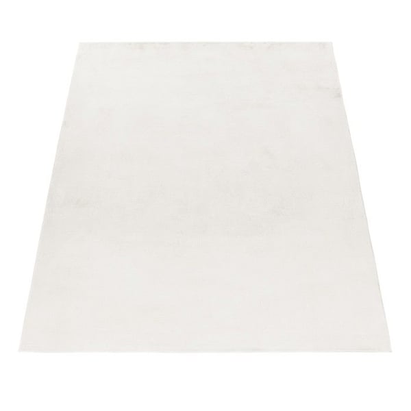 Matta - AYYILDIZ - Kräm - 60x110 cm - Långt hår - Baksida i bomull