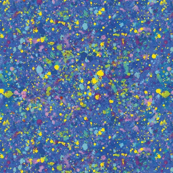 Muggpressöverföringsark - Blue Splash - 11,4 x 30,5cm