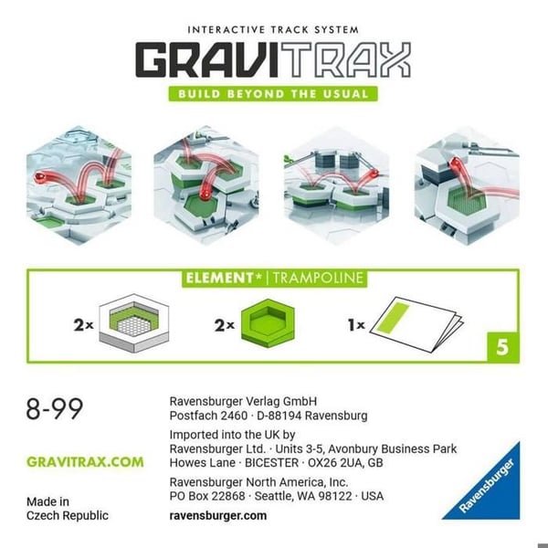 GraviTrax - Ravensburger - Trampolin til at booste kredsløbene - Byggespil