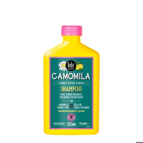Schampo - Lola - Kamomill - 250 ml - Utan parabener - Blandad