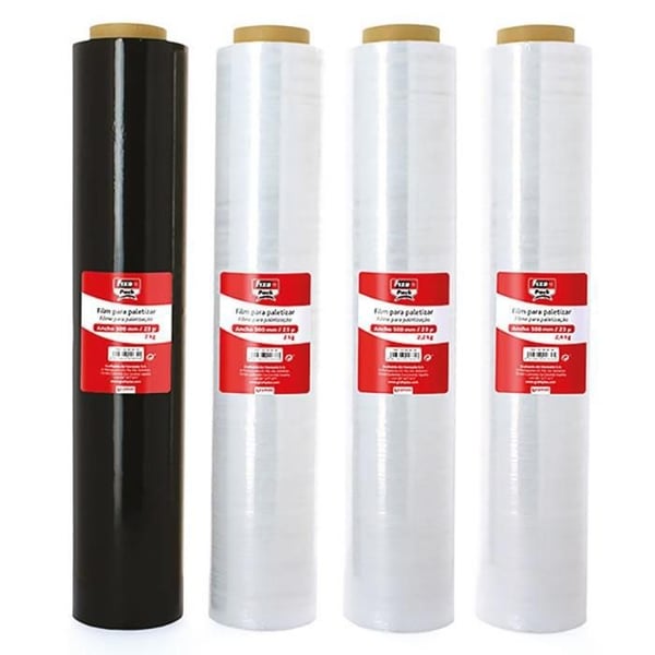 Fixo palleteringsfilm 23 mikron rulle 2kg 500mm bredd transparent