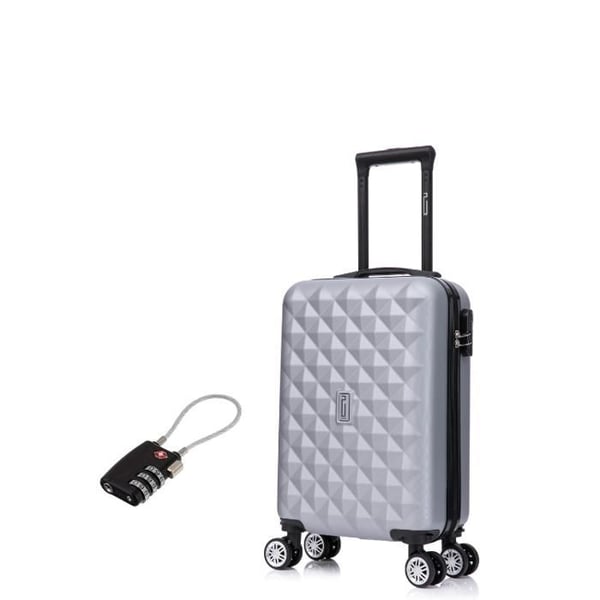 Kabinväska 45x36x20cm EasyJet | CELIMS väska | Easyjet kabinväska | Avtagbara hjul | Lås | Grå