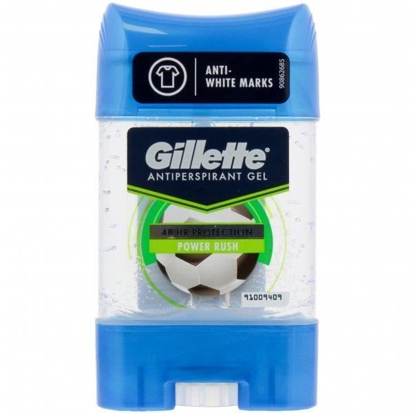 Antiperspirant deodorant - GILLETTE - POWER RUSH - Gel - 70 ml - Uden Alkohol