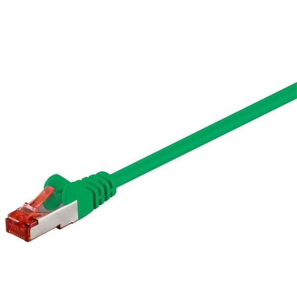 Nätverkskabel CAT 6-1000 LC SSTP PIMF GRÜN 10M - GOOBAY 95484