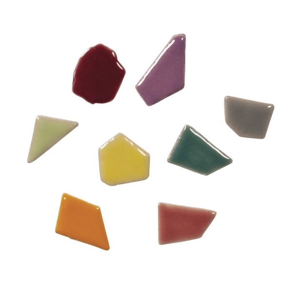 Mosaic tile - RAYHER - Mosaïque Ceramica - Regnbågsfärger - 500 g - Blandat