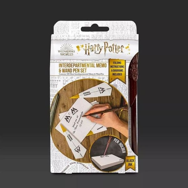 Noteblok - HARRY POTTER - CHBSTAHP016 - Sort - Barn - Ikke genopladelig