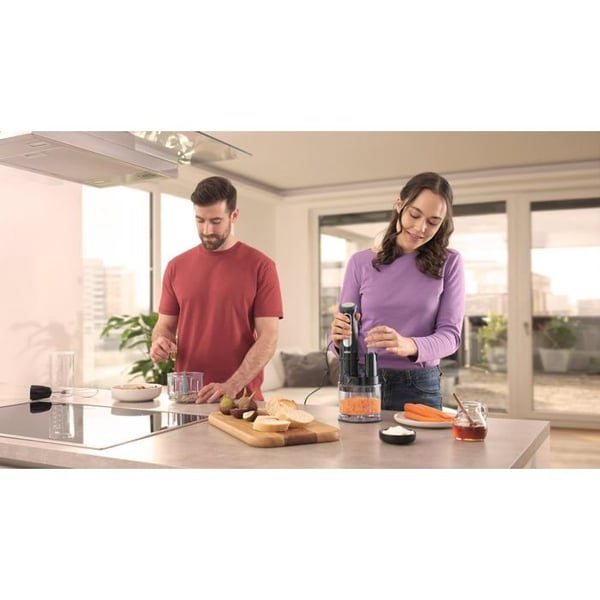Ponacioussekoitin - Braun - MQ 55755 M - 1000W - 25 nopeutta - Musta