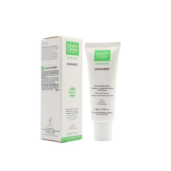 Anti-imperfektionskräm - MARTIDERM - Acniover Cica - 40 ml - Icke komedogen - För fet hud