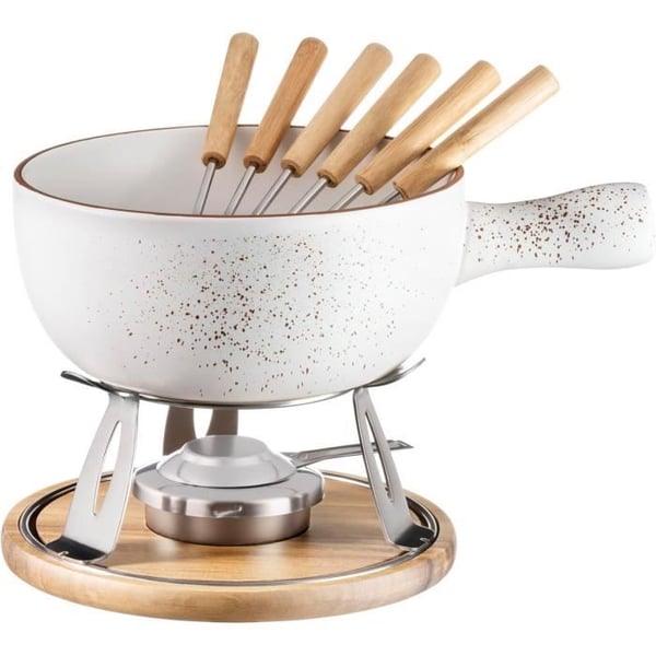 MÄSER Pintar 935480 Vintage keramik fondue set för 6 personer