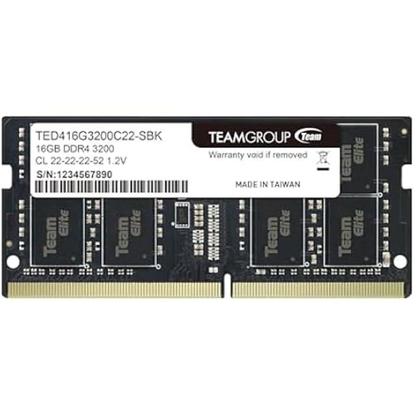 Minneskapacitet SODIMM - TEAMGROUP - Elite - 16GB - DDR4 - 3200MHz