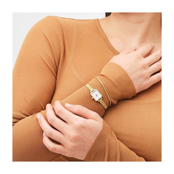 Armband i förgyllt stål Evergold Perfect Pair DW0040067 - Längd: 16,5 cm