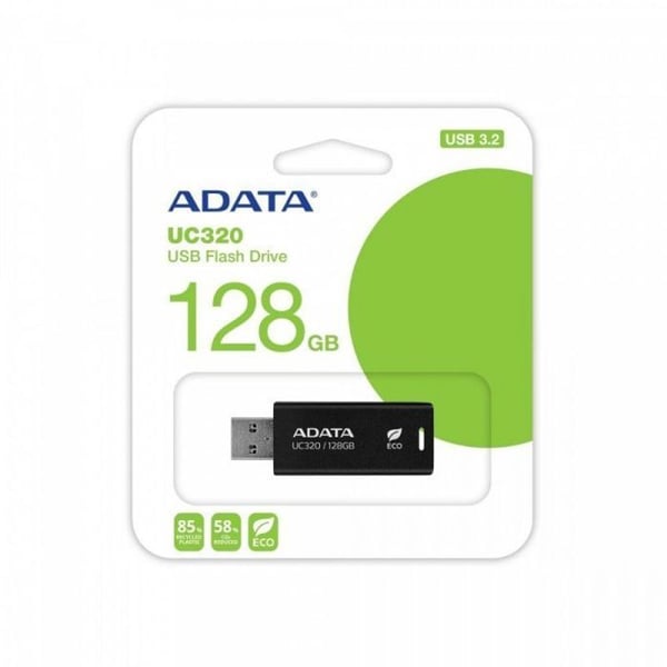 USB-nøgle Adata - UC320-128G-RBK/BK - UC320 USB-nøgle 128 GB USB 3.2-A Gen1 sort