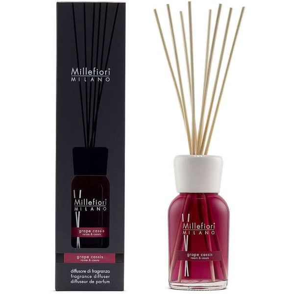 MILLEFIORI DIFFUSOR STICK 250 ML DRUVFRUKT & SVARTVINBÄR RUMSDOFT TILLBEHÖR HEM
