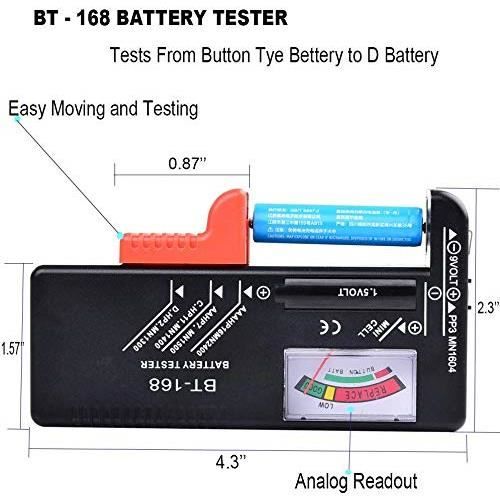 Batteritestare - Mångsidig - Kompakt - Analog display