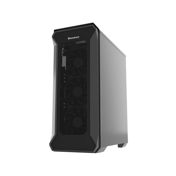 PC-Cabinet - NATEC - GENESIS CAS MIDI TOWER IRID 505F - Gaming - Baggrundsbelysning - Midi Tower