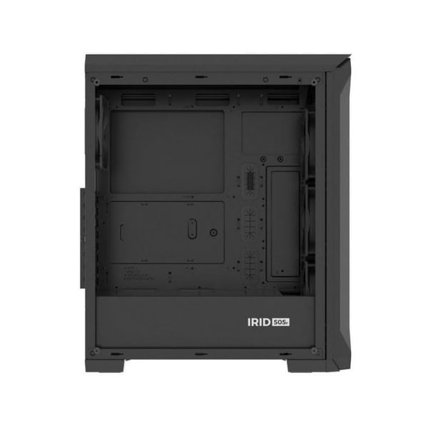 PC-Cabinet - NATEC - GENESIS CAS MIDI TOWER IRID 505F - Gaming - Baggrundsbelysning - Midi Tower