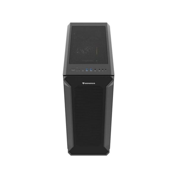 PC-Cabinet - NATEC - GENESIS CAS MIDI TOWER IRID 505F - Gaming - Baggrundsbelysning - Midi Tower