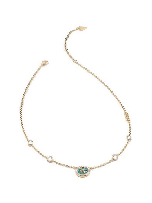 Elegant halsband i guldplätering Dreaming Guess JUBN03119JWYGAQT/U