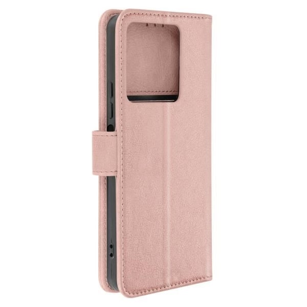 Fodral till Xiaomi Redmi Note 13 5G plånbok och videohållare Champagne Pink