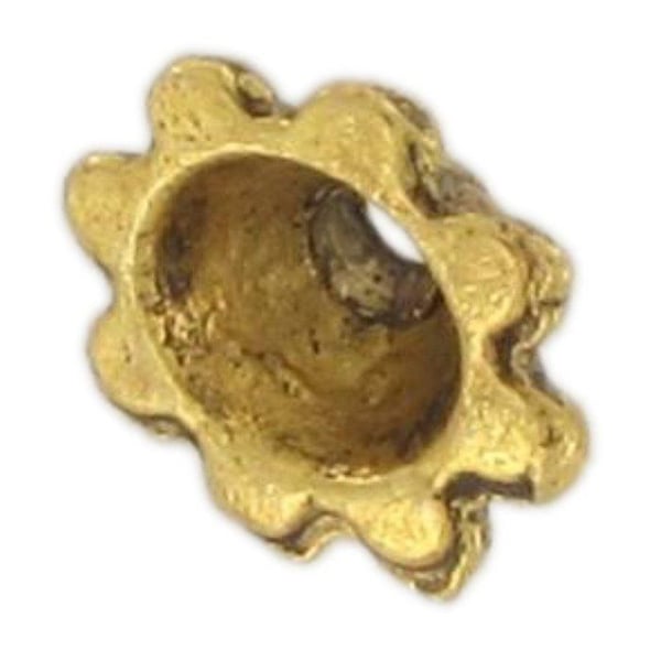 MégaCréa - Metallskål Ø 8 mm Guld (förpackning med 10)
