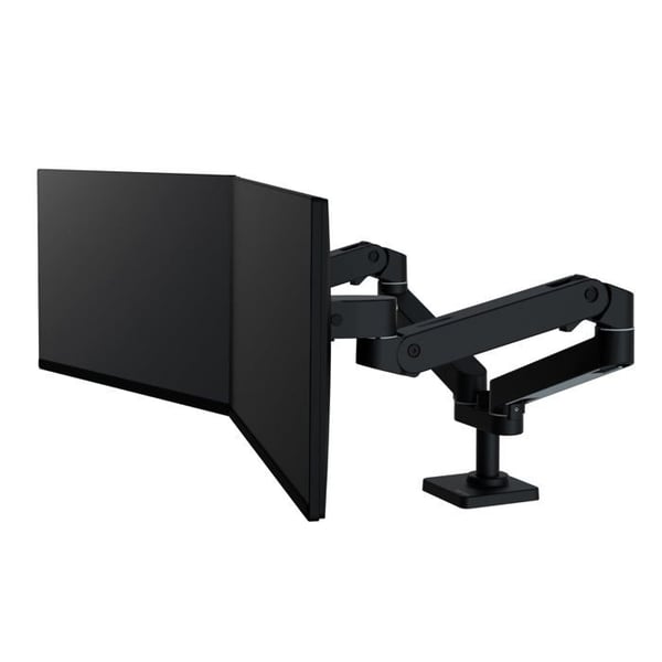 Stöd Monitor - Ergotron - LX Pro Arm - Fällbar - Matt Svart - Bordsmontering