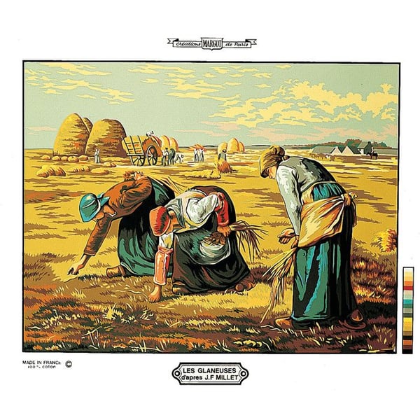 Canevas Pénélope Antik De skördande Millet 50x65cm