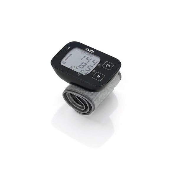 Laica BM1007 Automatisk Blodtrycksmätare för Handled 4 Användare LCD Svart/Grå