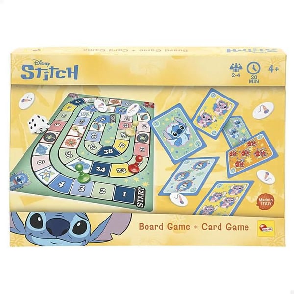 Sällskapsspel 2 i 1 Lisciani Giochi Disney Stitch
