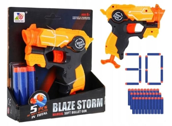 Pistol barn - Blaze Storm - ZMI ZC7115 - 35 skumprojektiler - utan batterier - från 6 år