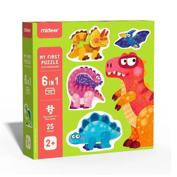 Mideer - Mitt första dinosauriepussel - BYXA