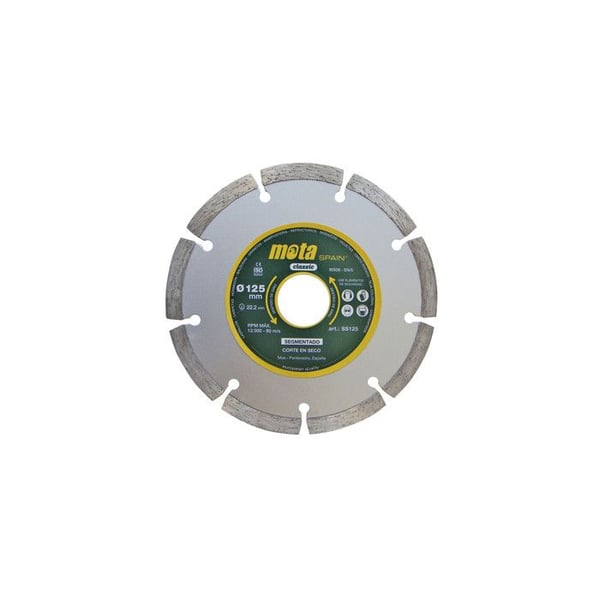 Diamantskiva Segmenterad Laser ø230mm Ss230 Mota