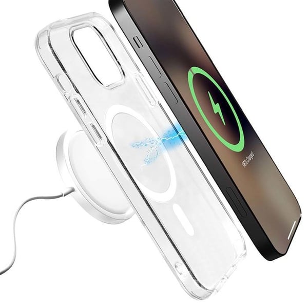 Coque - Puro - iPhone 13 Pro - Kompatibel med MagSafe - Mjuk - Transparent