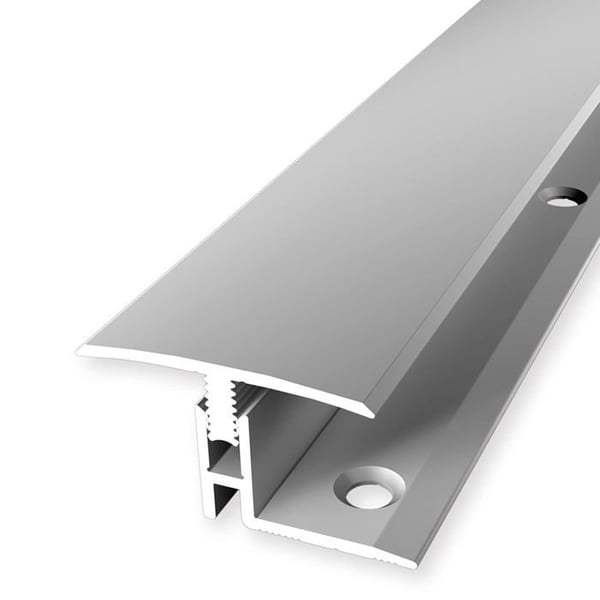 PROVISTON Övergångsprofil Parkettkompensation l 31,5 mm H-kompensation 12 - 17 mm L 1000 mm Aluminiumprofil Arg...
